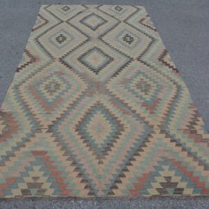 5.1 ft. x 10.1 ft. Vintage Kilim Rug TR62392 Image 1