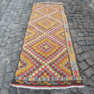 2.9 ft. x 8.6 ft. Vintage Kilim Rug TR62412 Image 1