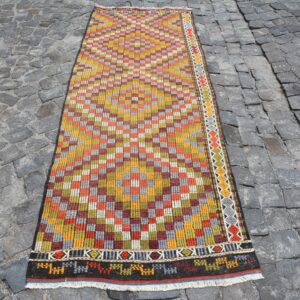 3 ft. x 8.3 ft. Vintage Kilim Rug TR62432 Image 1
