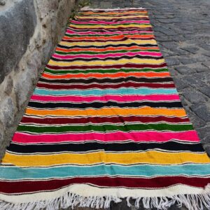 2.5 ft. x 9.6 ft. Vintage Kilim Rug TR62492 Image 1