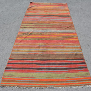 3.8 ft. x 8.6 ft. Vintage Kilim Rug TR62542 Image 1