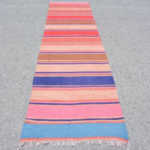 3 ft. x 11.4 ft. Vintage Kilim Rug TR62692 Image 1